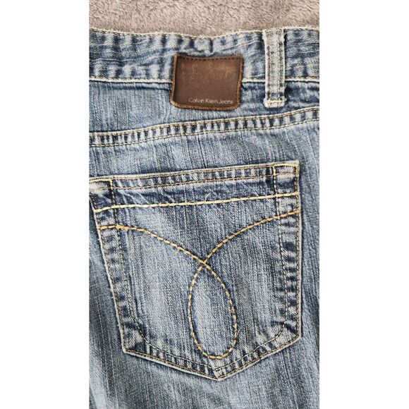 Calvin Klein Relaxed Straight‎ Size Leg 30/10 Blue Jeans RN 36009 - Picture 13 of 13